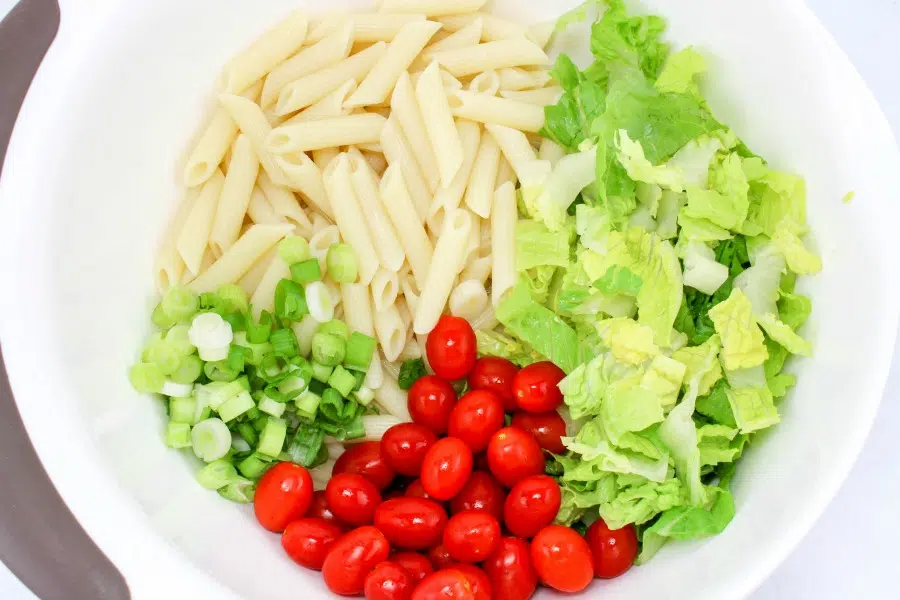 Summer Caesar Pasta Salad