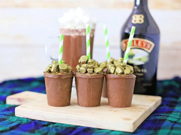 Sweet and Luscious Bailey’s Pot of Gold Cocoa Cups