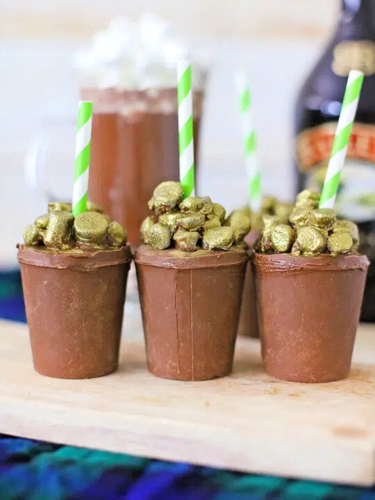 Sweet and Luscious Bailey’s Pot of Gold Cocoa Cups