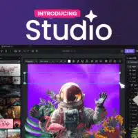 Discover galaxies of design possibilities with Creative Fabrica Studio! Dive into our astronaut-themed visual and unleash your creativity like never before.